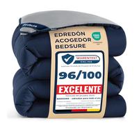 Bedsure Couette 135x200 Quatre Saisons Toute l'Année - Couette sans Housse 135x200cm 300g/m² - 4 Saisons Reversible Bleu/Gris, Duvet Doux et Chaud pour Allergiques