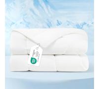Bedsure Couette d'été réversible rafraîchissante 200x200 - Couette rafraîchissante Arc-Chill Q-Max > 0,4, Couverture d'été légère et Fine pour Sueurs Nocturnes et dormeurs Chauds