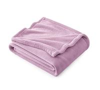 Bedsure Plaid Polaire Couverture Canapé - 150 x 200 cm, Lilla | Légère et respirante, couverture en flanelle épaisse et douce, déco maison et cadeau, toutes saisons, pour homme et femme