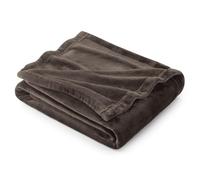Bedsure Plaid Polaire Couverture Canapé - Douillette en Microfibre en Flanelle, Douce et Chaude, Jeté de Canapé Grande Taille, XL 130 x 150 cm, Marron