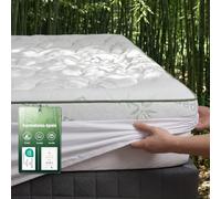 BEDSURE Surmatelas 140x200 en Bambou - Rembourré Hauteur 40 cm, rafraîchissant, Respirant, Anti-Allergique, soulage maux de Dos