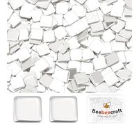 Beebeecraft 1 boîte de 500 puces de Soudure Argentées de 2x2mm Puces Prédécoupées à Souder Faciles à Souder Petites Puces Carrées à Basse Température pour la Fabrication de Bijoux et la Réparation