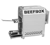 BEEFBOX PRO 2.0 - Allumage électrique - Chaleur supérieure à 850 °C - Entièrement en acier inoxydable - Facile à nettoyer - Entièrement démontable - Argenté