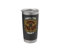 Beekeeper Smell The Honey Vintage Bee Apiary Graphic Gobelet isotherme en acier inoxydable double paroi