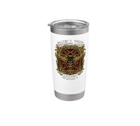 Beekeeper Smell The Honey Vintage Bee Apiary Graphic Gobelet isotherme en acier inoxydable double paroi