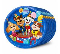 BeenSmile, 8 assiettes de 23 cm, assiettes jetables pour fêtes d'anniversaire pour enfants, articles de décoration de fête à thème
