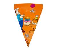 BeenSmile, Banderoin Garfield Lot de 1 fanions pour enfants, décoration d'anniversaire pour enfants, articles de fête, célébration et anniversaire 3 m