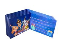BeenSmile, Carte Invitation Anniversaire Pat Patrouille, Carte Invitation Anniversaire pour Garçons et Filles, Carte Invitation Anniversaire Enfant, Invite tes Amis à ta Fête la plus Amusante, 6U
