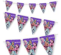 BeenSmile, Couronne Monster High, Fanion pour Enfants, décoration d'anniversaire d'enfant, Articles de fête, célébration et Anniversaire, 1 pièce, 3 m