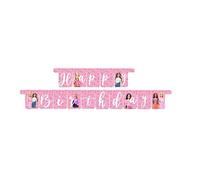 BeenSmile, Guirlande de fête générique Barbie - Décoration d'anniversaire pour enfants - Articles de fête - 1 unité