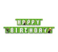 BeenSmile, Guirlande de fête générique chat noir, guirlande Happy Birthday - Décoration d'anniversaire pour enfants, fêtes d'enfants, anniversaires et célébrations - Articles de fête - 1 unité