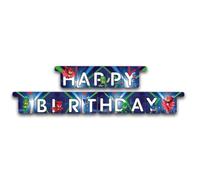 BeenSmile, Guirlande de fête générique Pyjamasques, guirlande Happy Birthday - Décoration d'anniversaire pour enfants, fêtes d'enfants, anniversaires et célébrations - Articles de fête - 1 unité