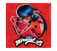 BeenSmile, Ladybug Lot de 20 serviettes en papier 33 cm 33 cm
