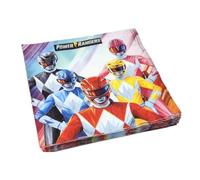 BeenSmile, Power RANGERS Lot de 20 serviettes en papier, articles de fête, fête, célébration et anniversaire d'enfant 33 cm