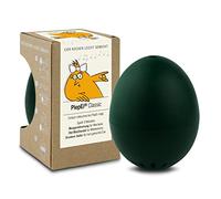 BeepEgg Classic Vert Foncé - Minuteur Chantant pour la Cuisson des œufs - Cuiseur d’œufs 3 cuissons - Œuf minuteur Musical avec 3 mélodies - Gadget de Cuisine Amusant - PiepEi