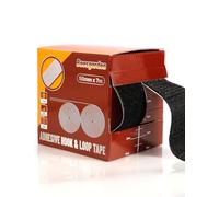 Beesgarden 50mm x 7m Scratch Autocollant Double Face Extra Fort, Rubans Adhésifs Hook Loop Bande Agrippantes, Facile à Couper, Idéal pour Fenêtre, Cadre, Moustiquaire et Bricolage