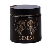 BeesWax World - Bougies en cire d'abeille 100% naturelle, faites à la main avec mèche en coton - Bougies décoratives et durables - Motifs signes du zodiaque (Gémeaux)