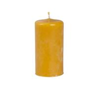 BeesWax World Bougies piliers en cire d'abeille - Fabriquées à la main en cire d'abeille 100% naturelle - Sans fumée et combustion longue avec mèche en coton (S : env. 9 x 4,5 cm)