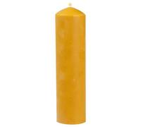 BeesWax World Bougies piliers en cire d'abeille - Fabriquées à la main en cire d'abeille 100% naturelle - Sans fumée et combustion longue avec mèche en coton (XL2 : env. 21,5 x 6 cm)