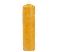 BeesWax World Bougies piliers en cire d'abeille - Fabriquées à la main en cire d'abeille 100% naturelle - Sans fumée et combustion longue avec mèche en coton (L2 : env. 20 x 5,2 cm)