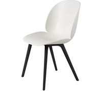 Beetle Chair Chaise de salle à manger Non rembourrée Piètement plastique Alabaster White Gubi - 5715015233132
