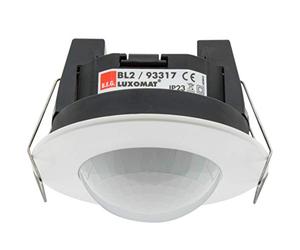 Beg Bruck BL2-FT Détecteur de Mouvement pour Plafond d'intérieur avec Zone de détection à 360°, 8 x 8 x 6,3 cm, Blanc (référence : 93317)