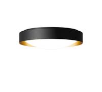 Bega 51050 LED Plafonnier, noir velours, intérieur laiton