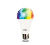 Beghelli - Ampoule LED Smart Dom-e E27 14W RGB-CCT WiFi, Compatible avec Alexa, Application Domotique, Réglage des Couleurs et de l'Intensité, Commande Vocale, Installation Facile - Blanc, 1 Unité