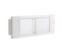 Beghelli - Lampe de Secours LED, Éclairage de Sécurité pour Ambiances Tertiaires, Lumière Blanche 4000K, Installation Polyvalente, Autonomie 8h, Idéale pour Black Out - Couleur : Blanc