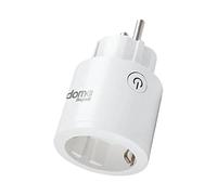 Beghelli - Prise intelligente Dom-e Shuko 10/16, interrupteur ou WiFi, minuterie programmable, surveillance de l'énergie, protection contre les surcharges, commande vocale Alexa et Google Home