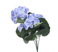Bégonia artificiel vibrant en soie géranium pour décoration d'intérieur, fleurs artificielles réalistes avec tiges réglables pour décoration de bureau ou d'événement, construction en plastique durable