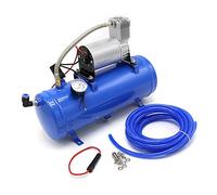 Begoniape Compresseur d'air 6 L 12 V 150 Psi Réservoir silencieux Accessoires complets Interrupteur