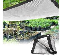 BeGrit Filet D'ombrage Aluminium 2x2m Filet de Protection Solaire Voiture Refroidissement 55%-60% Filet de Protection Soleil Frais Chien Voile Ombrage Aluminium Exterieur avec œillets Jardin Plante