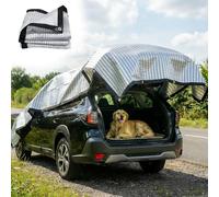 BeGrit Filet D'ombrage Aluminium 3x4m Filet de Protection Solaire Voiture Refroidissement 75%-80% Filet de Protection Soleil Frais Chien Voile Ombrage Aluminium Exterieur avec œillets Jardin Plante