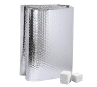 BeGrit Isolant Thermique en Aluminium a Double Face 3mm Plaque 1.8 ㎡ | Isolante Thermique Panneaux isolants Réflecteurs de Radiateur Plaque isolation thermique pour Voiture Fenetre Mur (60cmx3m)