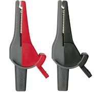 Beha-Amprobe Pinces crocodiles sécurité 370012 femelle 4 mm CAT III 1000 V/IV 600 V rouge/noir