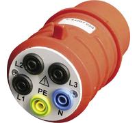 Beha Amprobe DAA-16 Adaptateur de mesure mâle CEE 16 A 5 pôles - femelle 4 mm