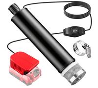 Behogan Mini pompe à eau pour batterie Einhell PXC 18 V Li-ion, 30 L/min, 4500 tr/min, pompe submersible pour batterie Einhell 18 V, pompe à eau sale, pour jardin, jacuzzi, réservoir, piscine