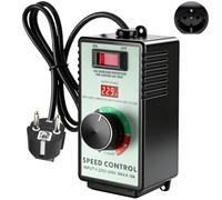 Behogan Régulateur de vitesse 230 V : régulateur de vitesse utilisation du moteur 230 V, affichage LED, régulateur de tension 10 A, pour meuleuse d'angle, souffleur, perceuse à main, scie circulaire