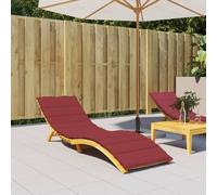 BEI CLORIS Coussin pour bain de soleil rouge vin 200x70x3 cm Tissu Oxford - Coussins pour meubles de jardin Nouveau5730179 1parcel