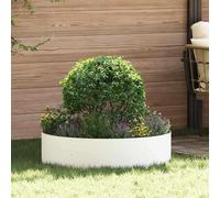BEI CLORIS Jardin 5 pcs Blanc 80 x 80 x 20 cm Acier - Massifs Nouveau3748337 1parcel