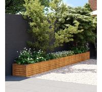 BEI CLORIS Lit surélevé de jardin 482 x 50 x 36 cm acier corten - Lits Nouveau7156548 1parcel