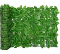 BEI CLORIS Pare-vue balcon avec feuilles vertes 600x75 cm - Parasols Nouveau1451210 1parcel