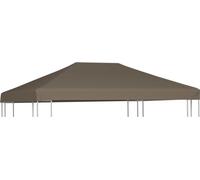 BEI CLORIS Pavillondach 310 g / m² 3x3 m 3x3 m Taupe - Pavillons & Partyzelte Neu8088646 1parcel