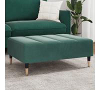 BEI CLORIS Tabouret vert foncé 77x55x31 cm Velours - Pouf Nouveau8475173 1parcel