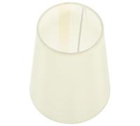 Beige Abat-jour Demi-circulaire Douille E14, pour Lampe de Table | PVC Tissu Fer, Installation Simple et Lumière Adoucie, pour Salon, Chevet et Applique Murale