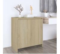 Beige Buffet de rangement - Vitrine bahut - armoire console Pour cuisine, Chêne sonoma 70 x 41 x 75cm - Bois d'ingénierie 1933085