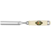 Kirschen 1431022 Gouge avec manche en Charme, Beige/Argent, 22 mm