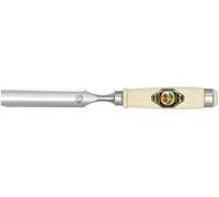 Kirschen Gouge largeur de lame 30 mm – 2 viroles acier – Manche en hêtre blanc