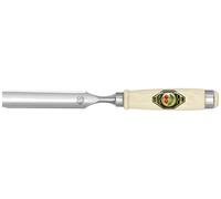 Kirschen 1431030 Gouge avec manche en Charme, Beige/Argent, 30 mm